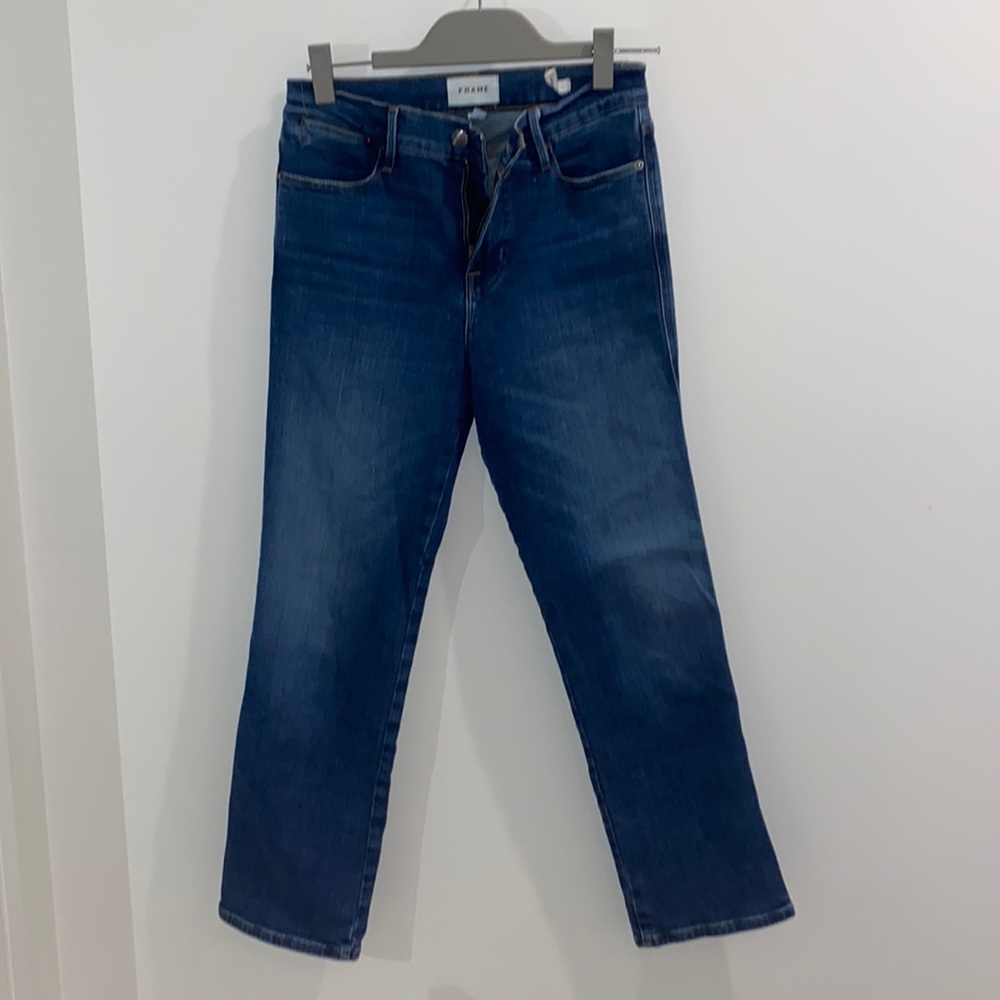 Frame Le High Straight Jeans